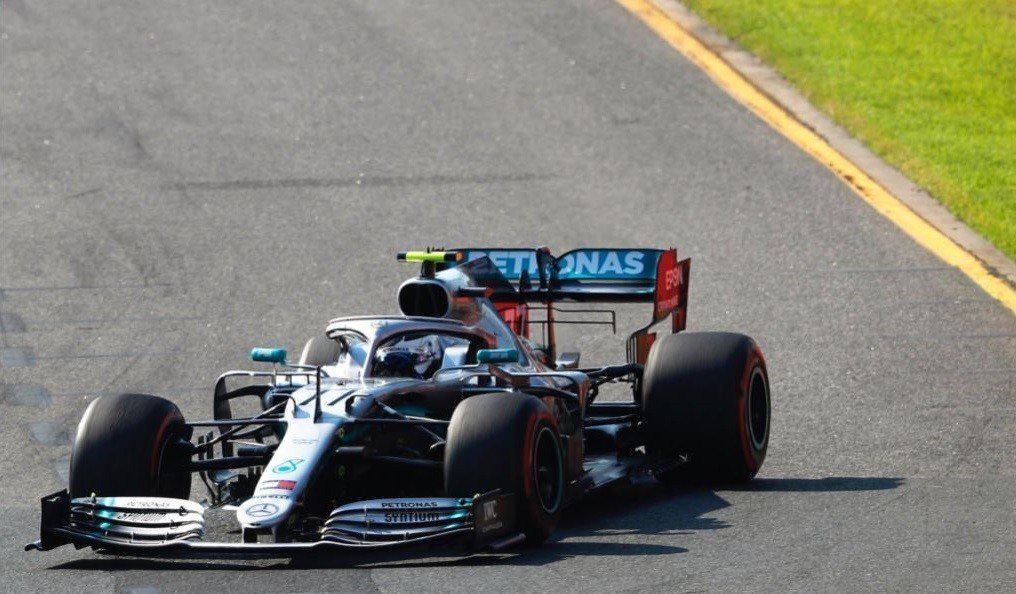 Bottas以20秒之多的差距拿下澳洲站冠軍。 摘自Mercedes AMG P...