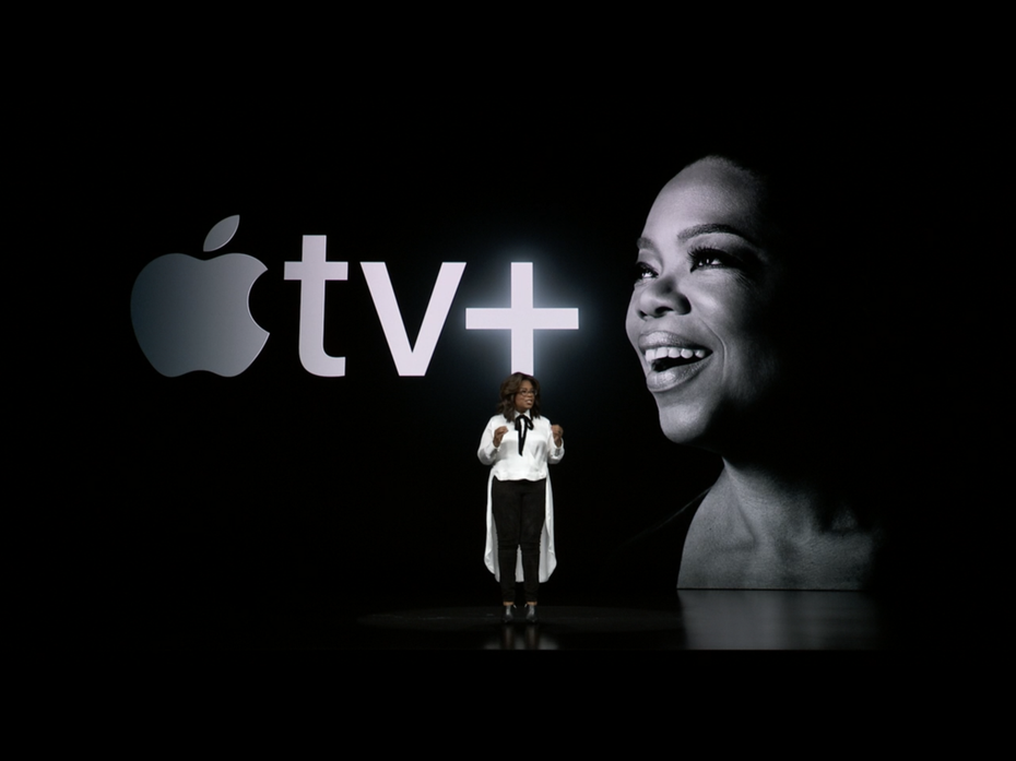 透過人事異動推測，外媒認為Apple TV+的訂閱方案可能迎來變革，推動平價版的廣告訂閱方案。（圖／2019發表會截圖）