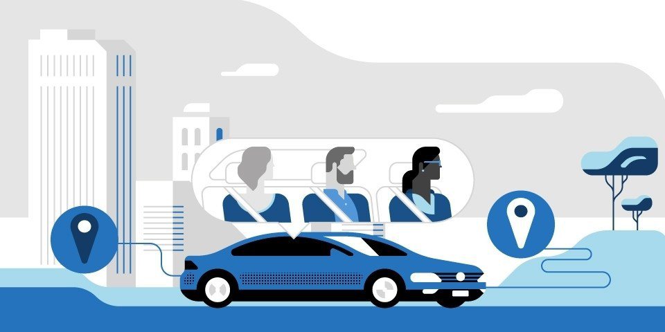 Uber的共乘，提供與陌生人共處一車以換取更低廉交通費用的選項。 圖／取自Uber
