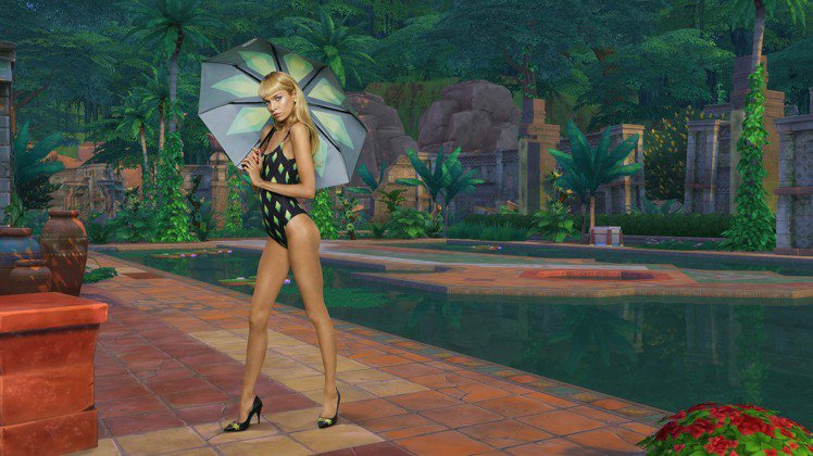 Moschino再度發揮善於引起消費者共鳴的功力，找上美商藝電標誌性的電玩「模擬市民」(Sims™) ，攜手推出Moschino x The Sims聯名膠囊系列限量商品。圖／Moschino提供
