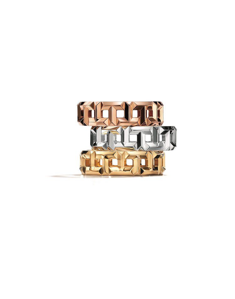 Tiffany T True系列寬版鏤空設計戒指，約47,500元。圖／Tiffany & Co.提供