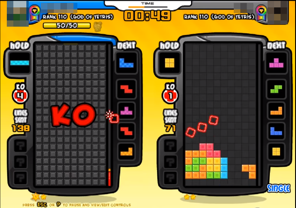 和朋友PK《Tetris Battle》是臉書網友們共同的回憶／圖片截自Yout...