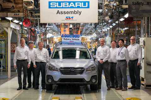 Subaru慶祝在美生產400萬輛汽車里程碑！ 新Legacy/Outback即將上線