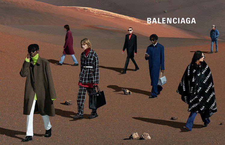 Balenciaga秋季系列廣告。圖／Balenciaga提供