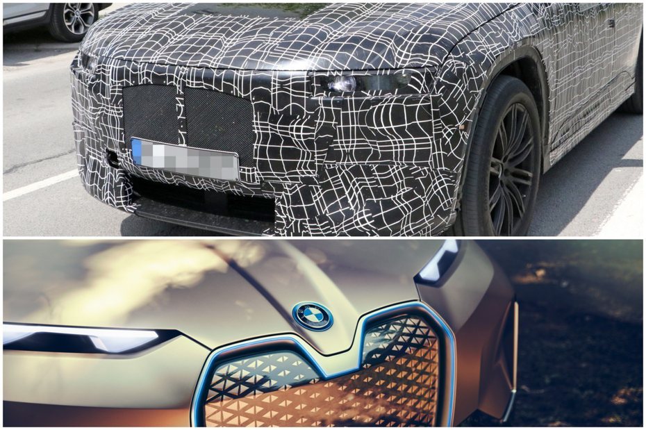 BMW iNEXT目前正如火如荼測試中。圖下為BMW Vision iNEXT概念車。 摘自Carscoops、BMW