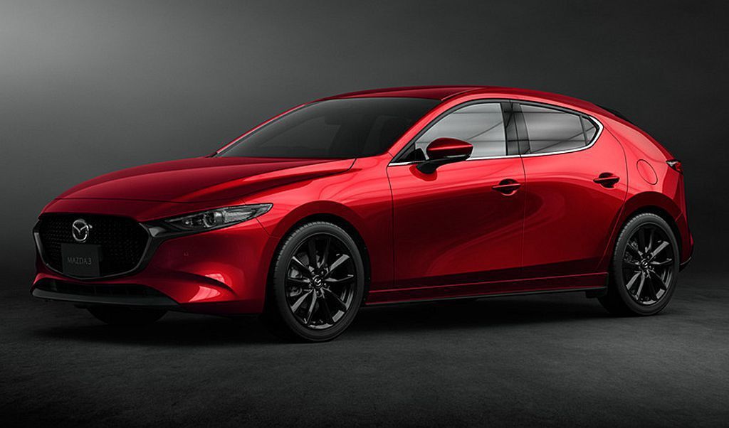 新Mazda3晶艷魂動紅（Soul Red）車色。 圖／Mazda提供