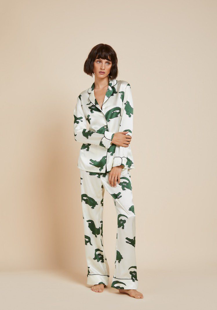 來自英國的頂級睡衣品牌Olivia von Halle以絲綢款式聞名，一件就要價...