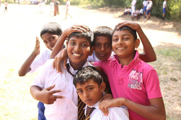 一張張真心的笑容是斯里蘭卡最難忘的美景。圖／女子學提供
