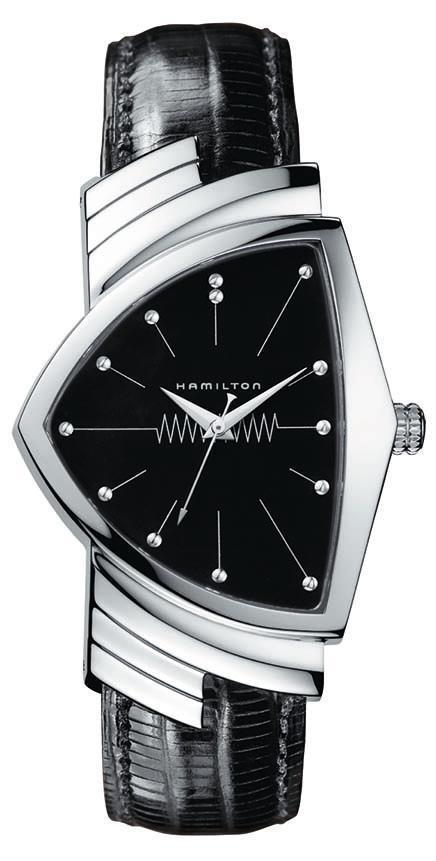 漢米爾頓Ventura系列復刻腕表，不鏽鋼表殼，約29,900元。圖／Hamilton提供
