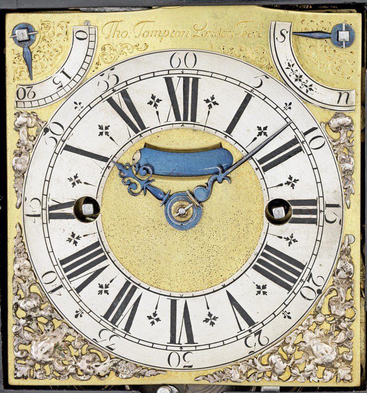 「皇家Tompion座鐘」正面細節。圖／邦瀚斯提供