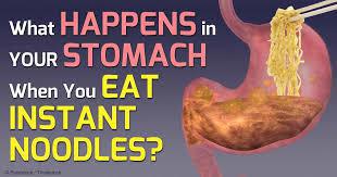 泡麵超難消化 被吞下在胃裡仍保持原樣？
