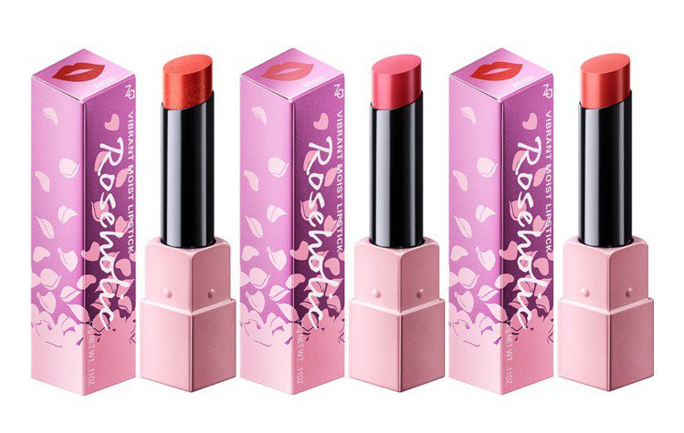 Za日不落驚艷保濕唇膏「玫瑰控」系列將於7月推出3款夏季限定的百搭人氣色，售價皆為330元。圖／Za提供