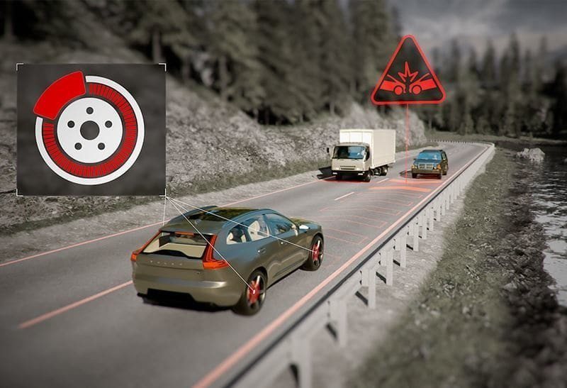 主動防護與相互串連的安全系統讓行車安全性變得更好。 摘自Volvo