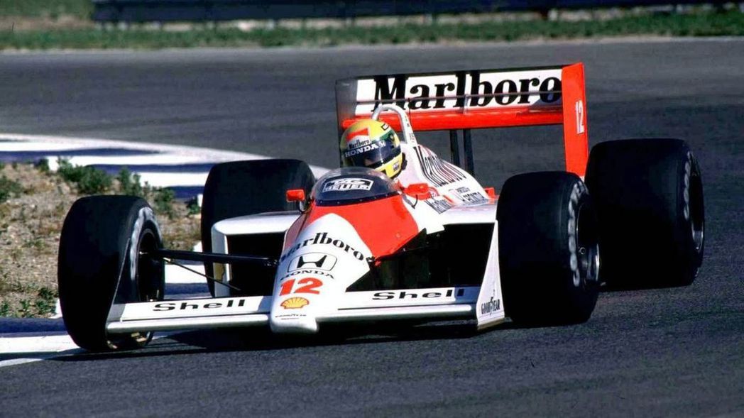 Ayrton Senna當年的F1賽車。 摘自F1