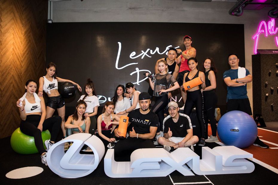 LEXUS首次跨足健身領域，推出LEXUS專屬健身體驗課程「LEXUS DAY」。 圖／和泰汽車提供