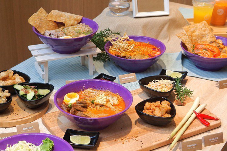 Nara Thai Noodle Bar推出8款麵點、2 款飯食。記者陳睿中／攝影