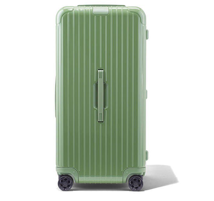 RIMOWA Essential季節性限量灰綠色33吋行李箱，約37,850元。圖／摘自天貓