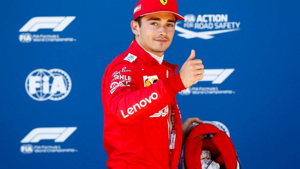 Charles Leclerc在排位賽表現出色。 摘自F1