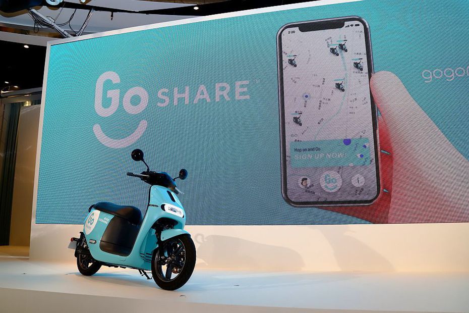 臺灣電動機車銷售龍頭Gogoro，將於今年8月在桃園推出GoShare共享機車服務。 記者張振群／攝影