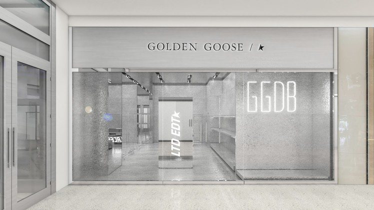台灣Golden Goose Deluxe Brand高雄漢神專門店示意圖。圖／俊思提供