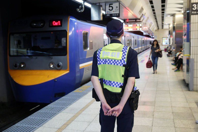 本月3日發生鐵路刺警案後，車站見警率大增。 圖／聯合報系資料照