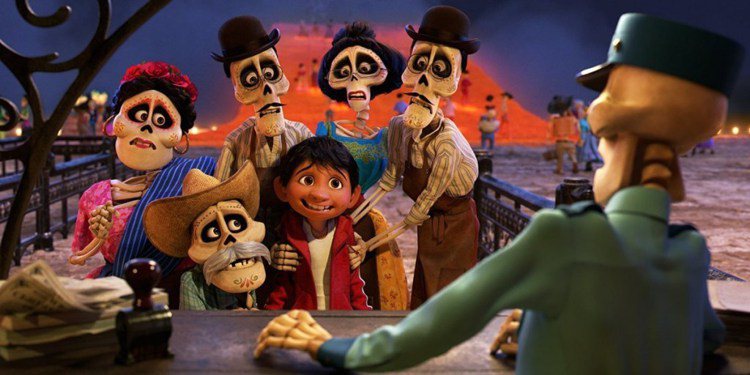 《可可夜總會》中也是以墨西哥亡靈節為故事藍本。圖／ imdb，女子學提供