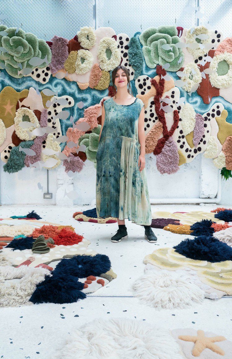 葡萄牙編織藝術家Vanessa Barragão運用再生原料、環保素材製成編織品。圖／onefifteen初衣食午提供