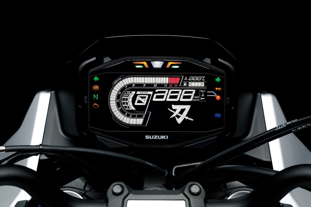 台鈴Suzuki GSX-S1000S 刀 儀錶板設計。 圖／台鈴Suzuki提...