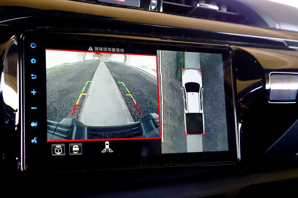 台灣銷售的Toyota Hilux將配有PVM環景影像輔助系統，提升行駛安全外也...