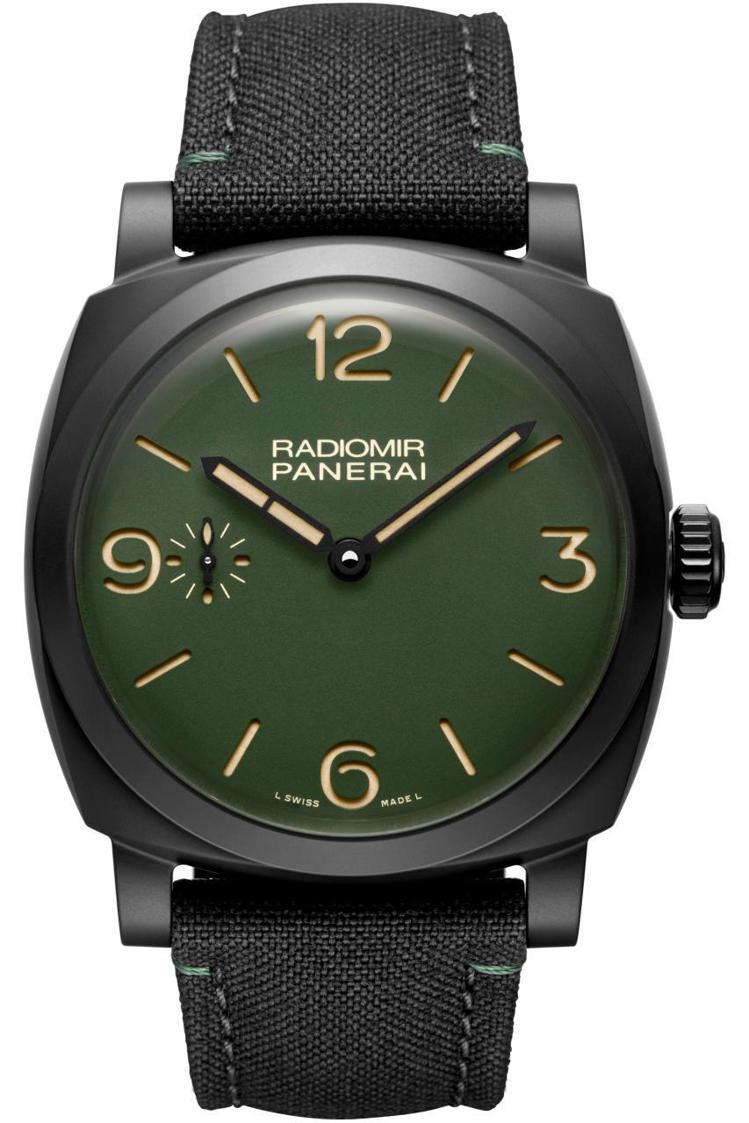RADIOMIR綠面48毫米黑色噴砂陶瓷腕表，PAM00997，40萬7,000...