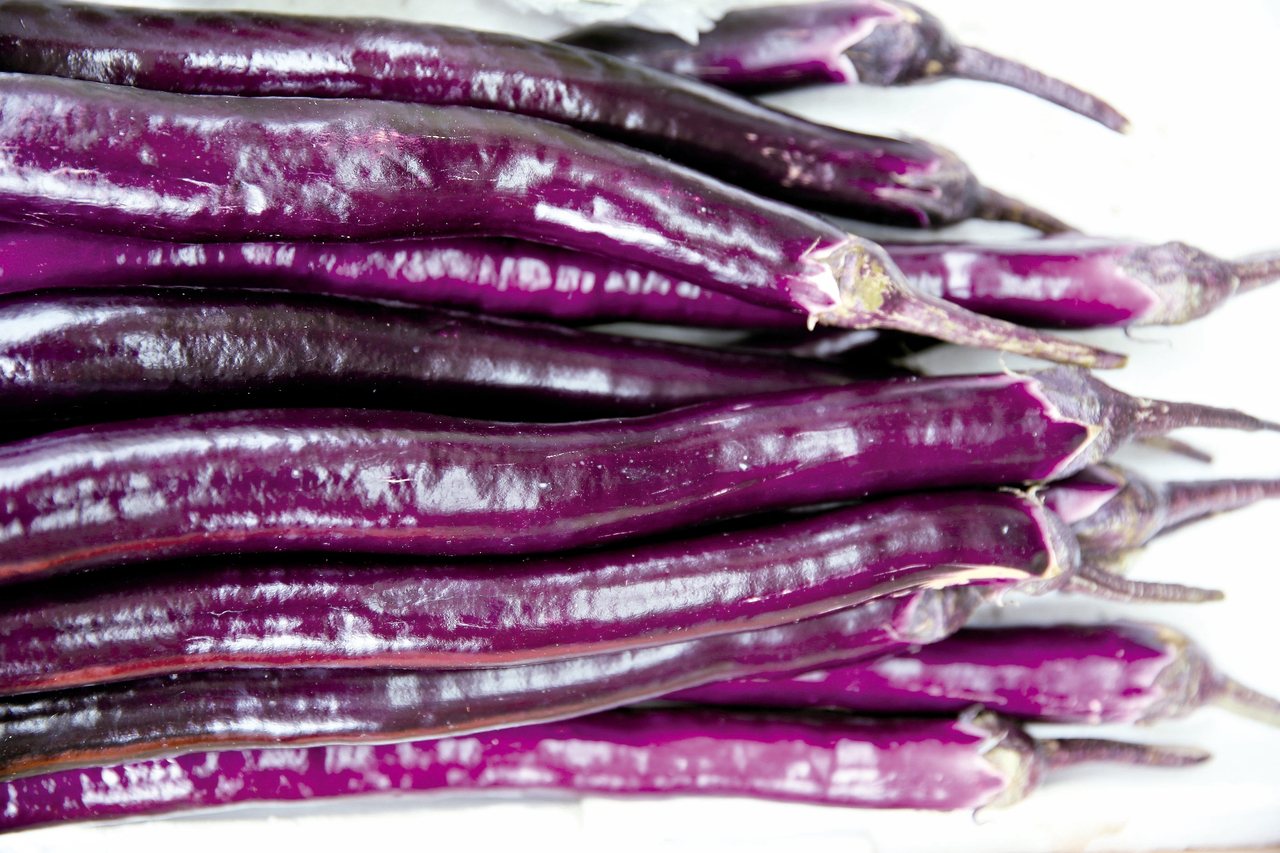 紫色茄子。<br />本報資料照片