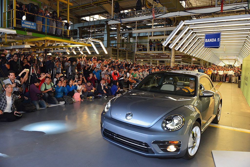 日前福斯汽車位於墨西哥的Puebla廠，宣布結束生產金龜車並暫離銷售陣容。 圖／...