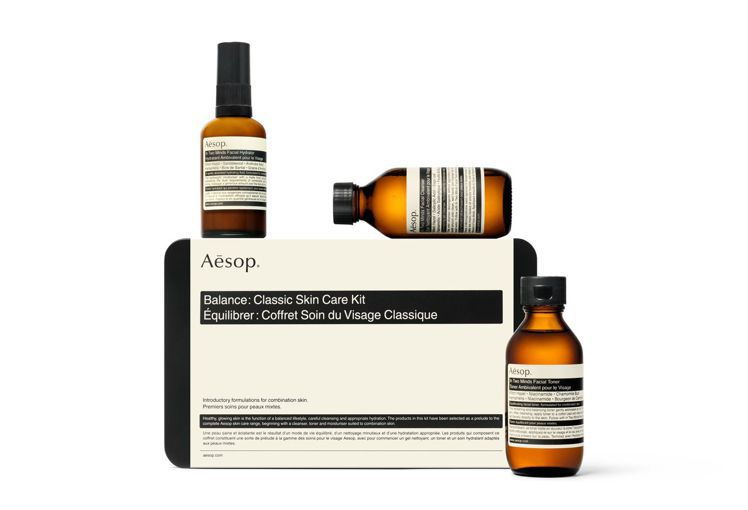Aesop平衡：經典護膚組合 ／售價3,450元。圖／Aesop提供