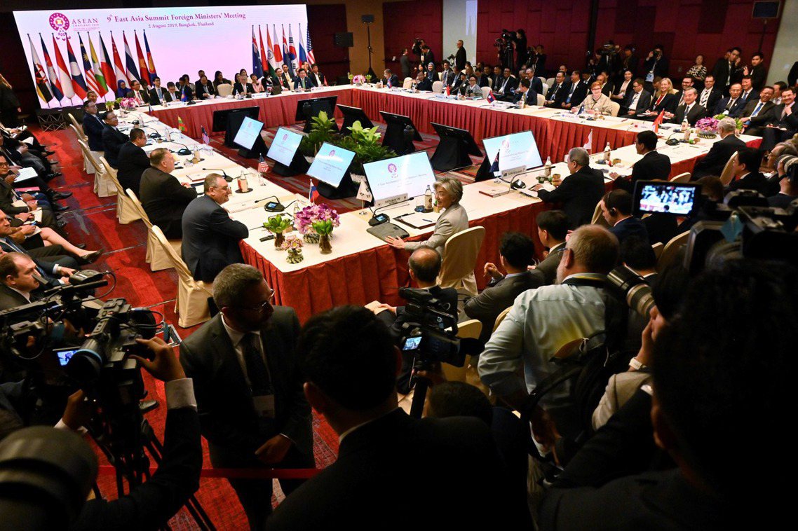 曼谷目前正在主辦「2019年東協外長高峰會」，除了成員各國之外，包括日本、南韓、...