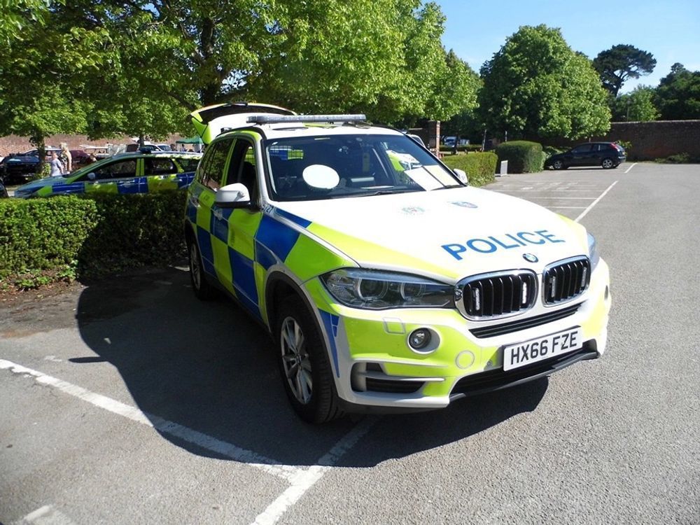 BMW X5英國警車。 摘自Police Car UK