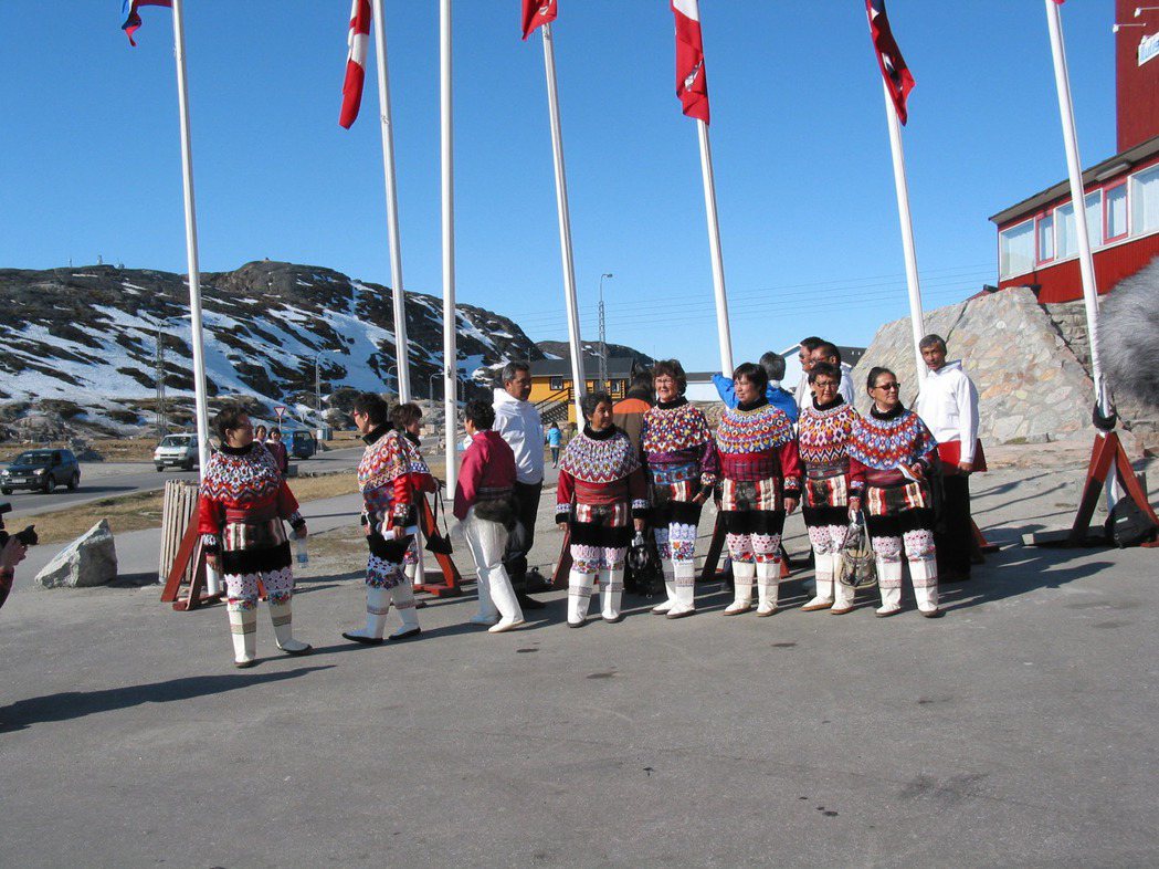 格陵蘭原住民伊努特人。（法新社）
