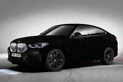 影／世界上最「黑暗」的車　BMW X6 Vantablack震撼你的視覺！
