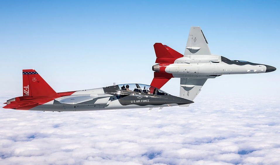 美國空軍下一代的高級教練機T-7「紅鷹」。圖／波音公司網站