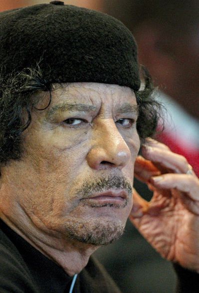 利比亞獨裁者格達費被葬在沙漠一處秘密地點。（法新社）