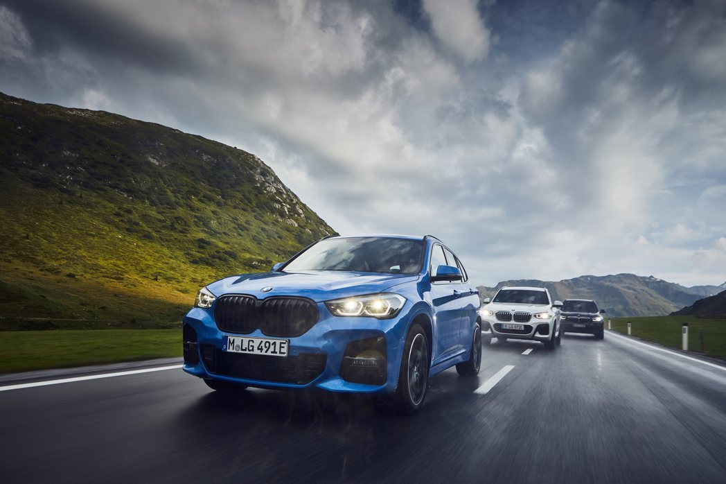 全新BMW X1 xDrive25e在純電模式行駛之下，最多可跑約50公里。 摘自BMW