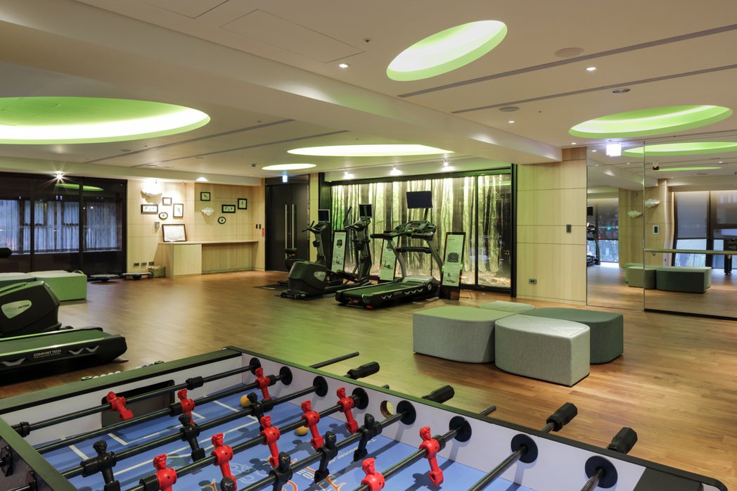綠活健身房。圖片提供／京城建設