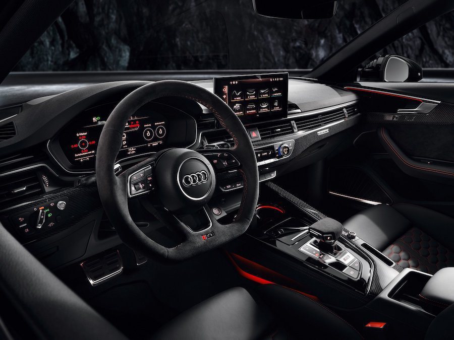 小改款Audi RS4 Avant內裝。 Audi提供