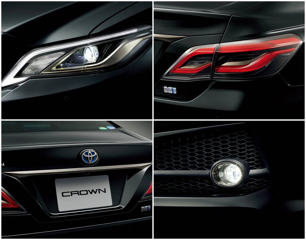 頭尾LED燈、霧燈環、後牌照裝飾全都採用燻黑處理。 摘自Toyota