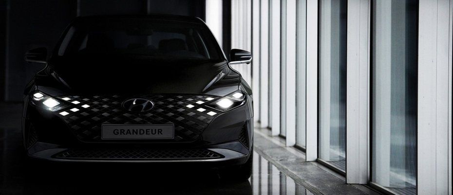 Hyundai正式發布小改款Grandeur的預告照。 摘自Hyundai