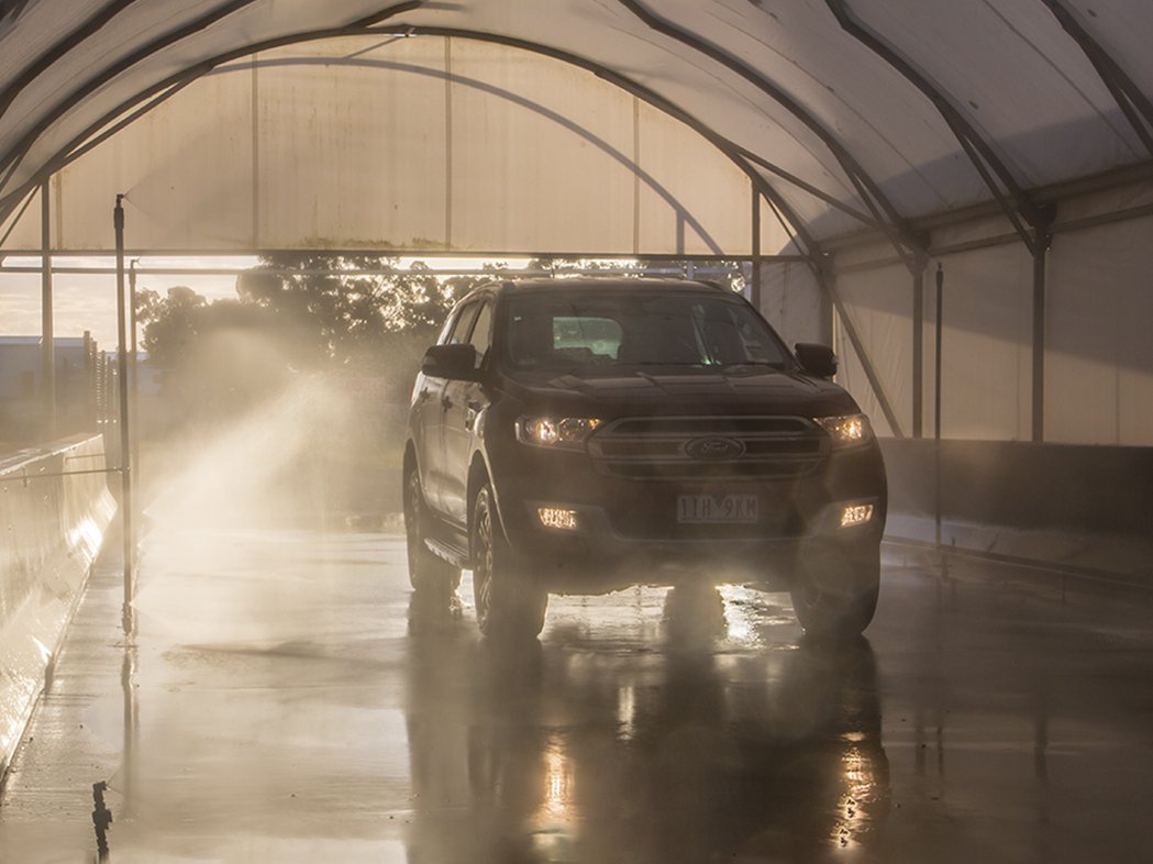 Ford車輛抗腐蝕能力測試的總累積里程相當於車輛在高鹽分與濕度的沿海地區行駛6年...