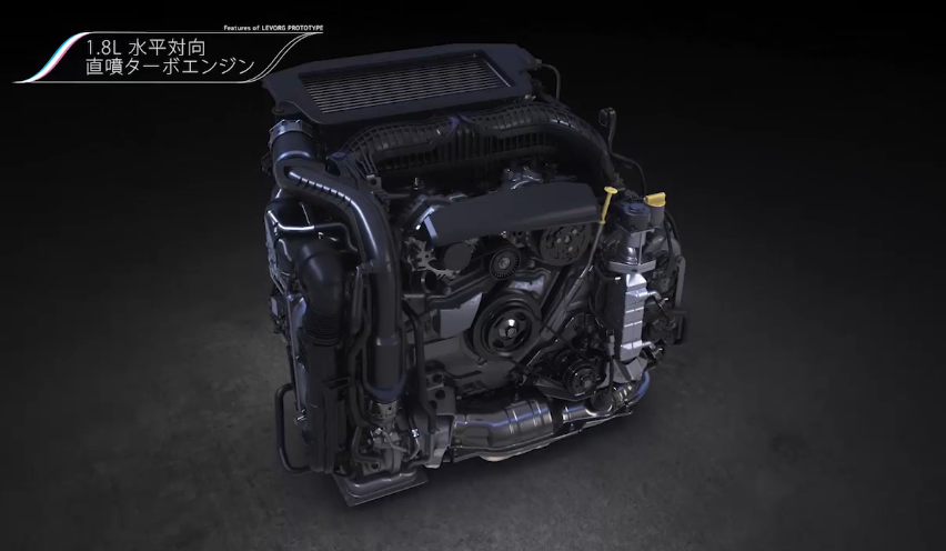 新型1.8T水平對臥引擎。
 圖／Subaru提供