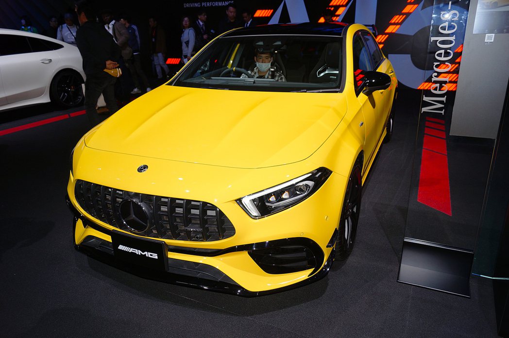 Mercedes-AMG A45 S 4MATIC+ Edition 1。 記者...