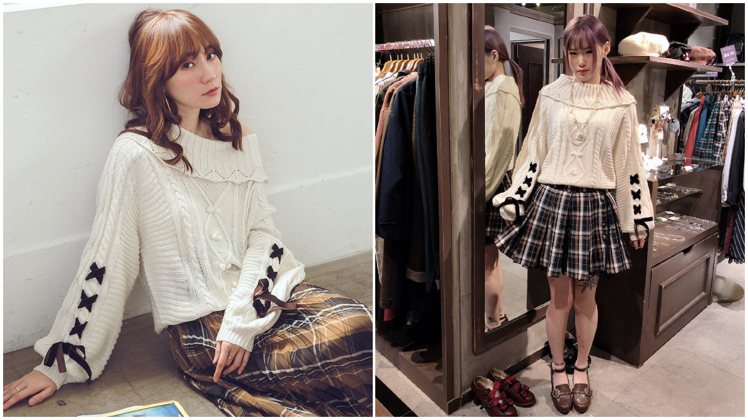 左為台灣業者Honeymade，右為日本品牌axes femme。圖／截自Ｄcard