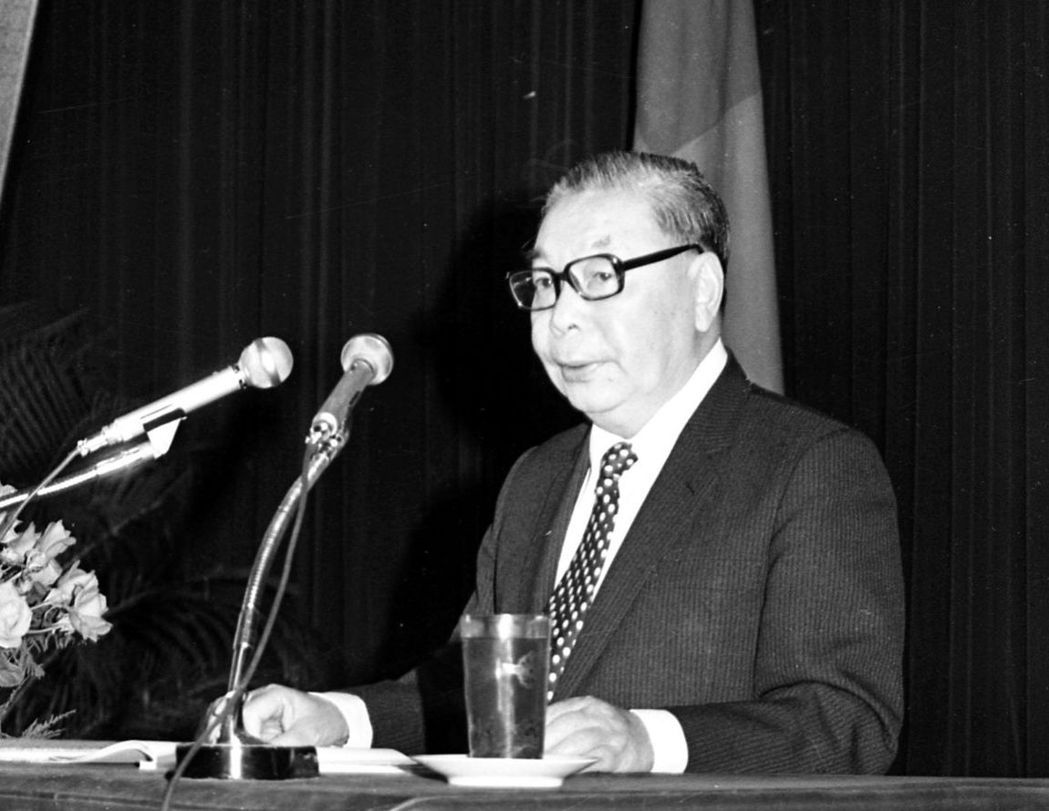 蔣經國1976年被黨代表推選為首任國民黨主席，並在1981年連任。 圖／聯合報系...
