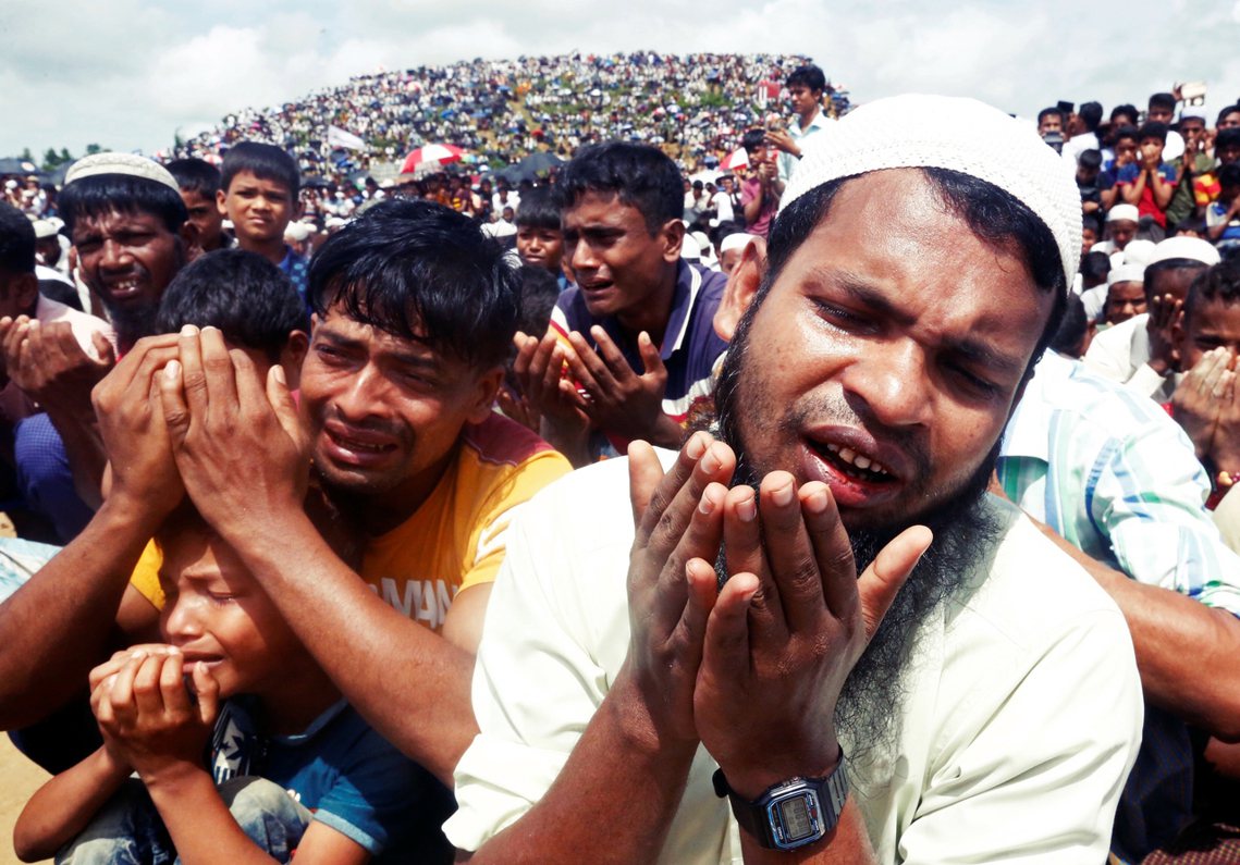 逃到孟加拉的羅興亞難民。 圖／路透社